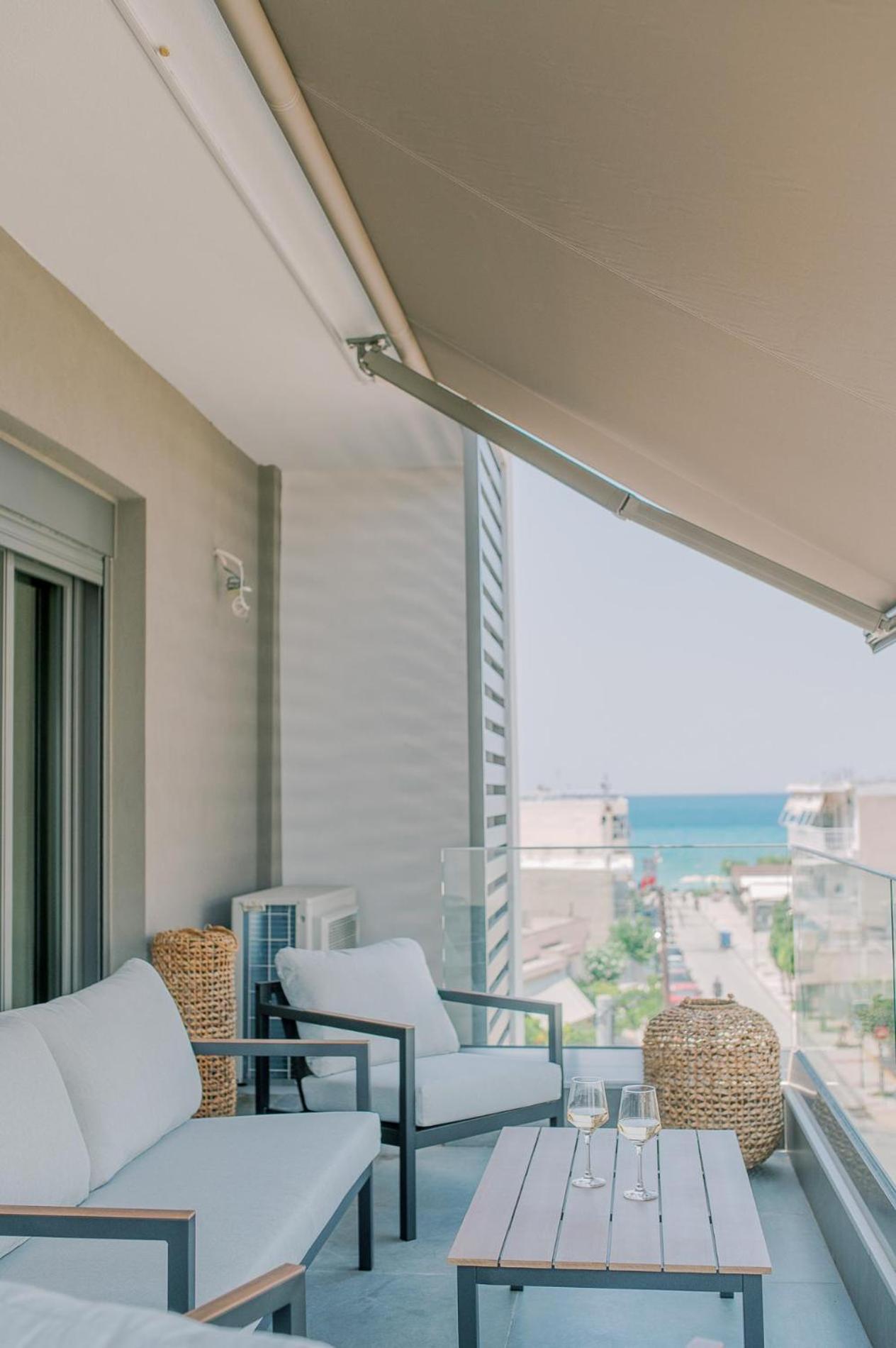 Hama Luxury Seaside Apartments Corinth エクステリア 写真