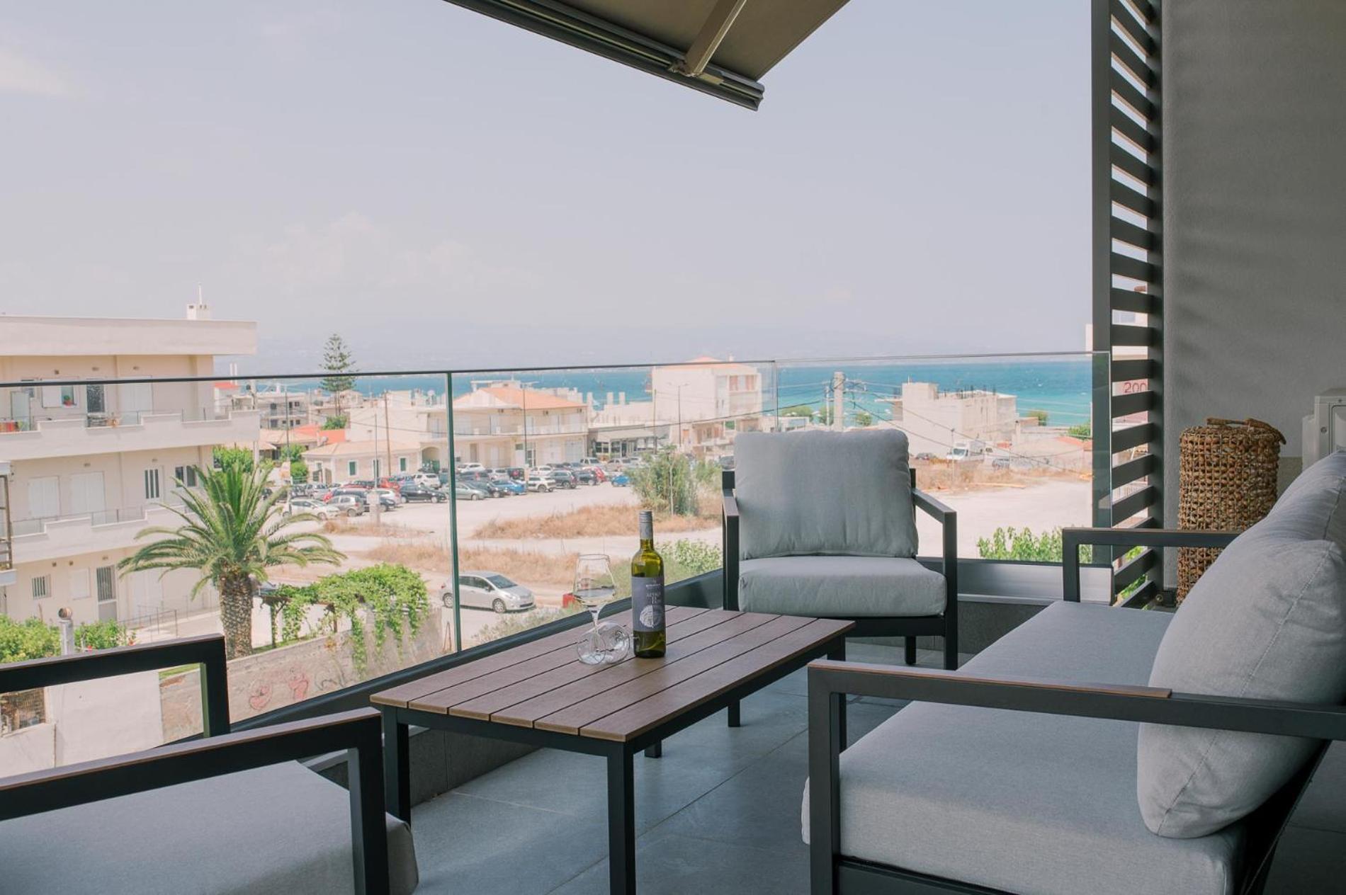 Hama Luxury Seaside Apartments Corinth エクステリア 写真